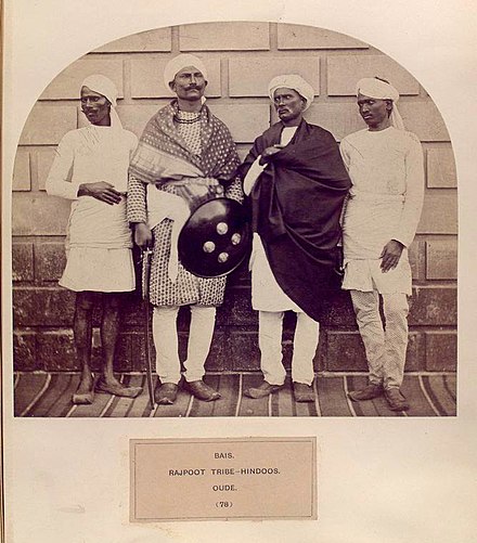Bais Rajput in the 19th century, from The People of India