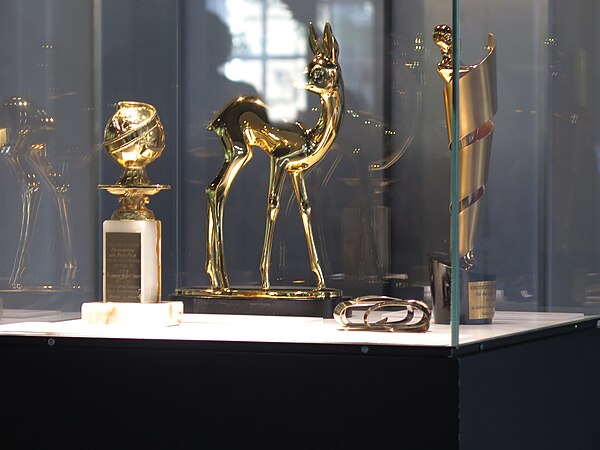 The Lola Award on the right as it is given out since 1999