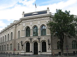 Sjedište Latvijske banke u Rigi.