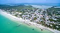 Beach Holbox Mexico arerial - Luftbild (19558075963).jpg