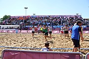 Deutsch: Beachhandball bei den Olympischen Jugendspielen 2018; Tag 7, 13. Oktober 2018; Jungen, Halbfinale – Argentinien-Portugal 1:2 English: Beach handball at the 2018 Summer Youth Olympics at 13 October 2018 – Boys Semifinal – Argentina-Portugal 1:2