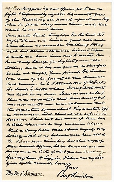 File:Benjamin Harrison letter to Mary Lord Dimmick, March 11, 1894 - DPLA - dbe3655b010591ce9564fad2ff39174a (page 5).jpg