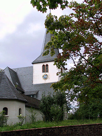 Bessunger Church founded in 1002 Bessunger Kirche in Darmstadt (Germany).jpg