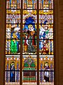 Biblical scene on stained glass, St Elisabeth Church. - 2016 Erzsébetváros.jpg