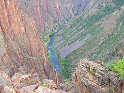 Black Canyon of the Gunnison in Western Colorado