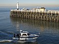 Blankenberge, eastern pier and port entrance