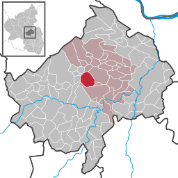 Läget för Bockenau i Landkreis Bad Kreuznach