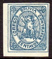 Bolivia 1867 50c Condor SG11.jpg