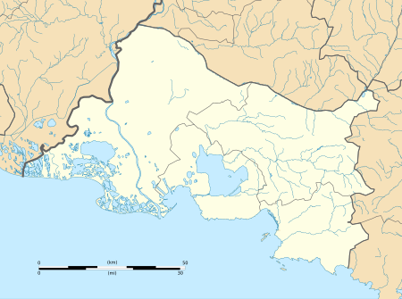 Bouches du Rhône department location map