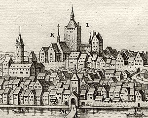 Friejeri Burg Brysach (Uusschnitt us em Merian-Stich)