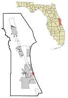 Location in Brevard County and the state of Florida