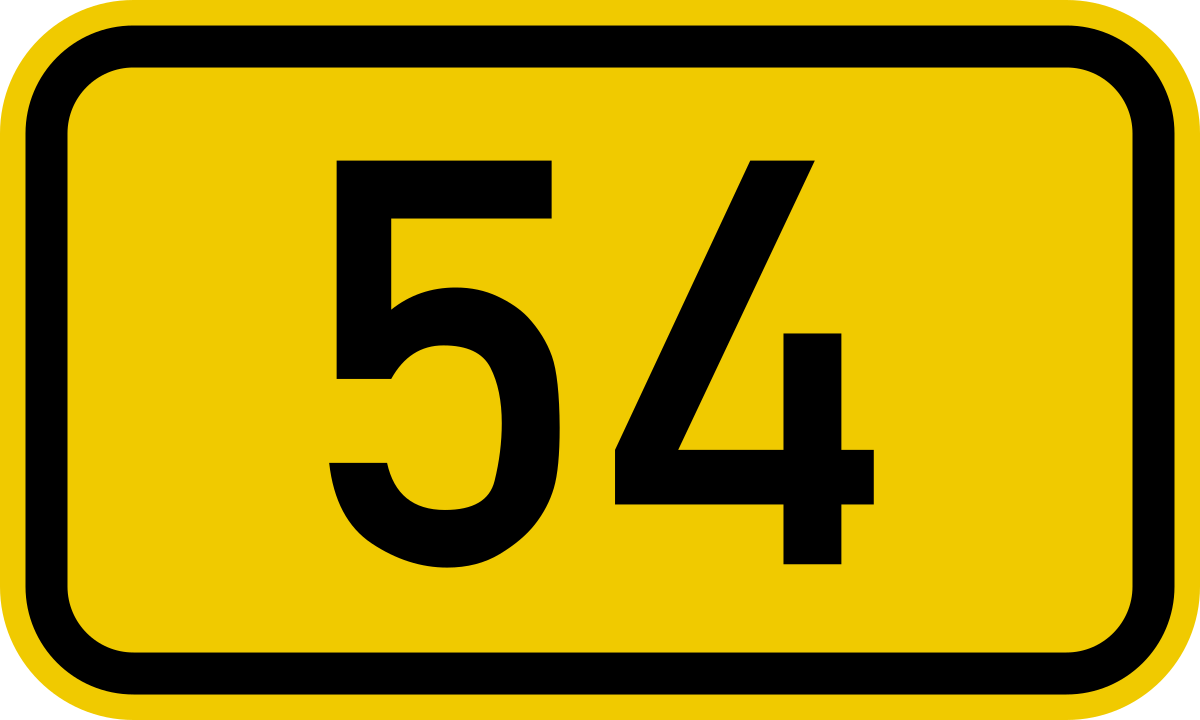 File:Bundesstraße 54 number.svg - Wikipedia