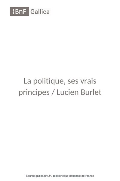 File:Burlet - La politique, ses vrais principes.pdf
