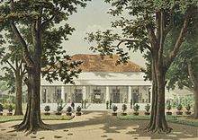 The residence of the governor of Westkust van Sumatra
