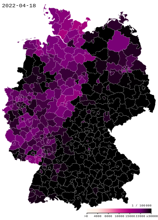COVID-19 Germany - Cases per capita.svg