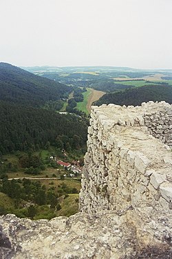 Pohled na Čachtické Karpaty