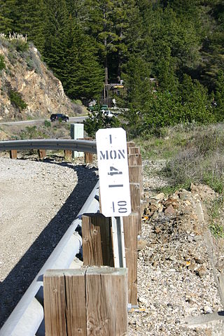 <span class="mw-page-title-main">California postmile</span> Location marking system on highways in California, US