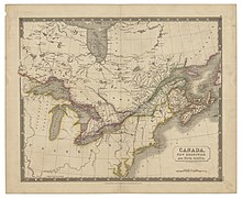 Historical map showing parts of Atlantic Canada Canada, New Brunswick and Nova Scotia by Sidney Hall CTASC.jpg