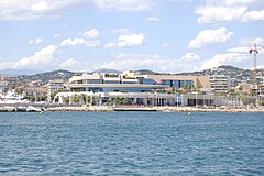 Palacio de Festivales y Congresos de Cannes, sede del Festival de Eurovisión 1959.