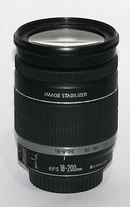 Canon EF-S 18-200mm-objectief