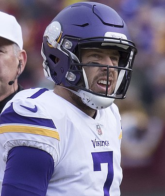 Case Keenum started all but two of the Vikings' games in 2017.