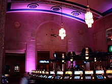 Grand concourse inside the main doors Casino Regina Concourse.jpg