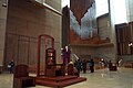 The cathedra in the Los Angeles Cathedral