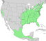 Cephalanthus occidentalis range map 2.png