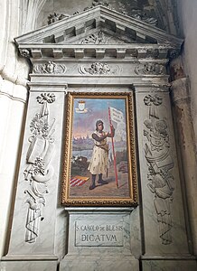 Chapelle du Bienheureux Charles de Blois, avec une peinture d'Enrico Bottoni (XIXe siècle).