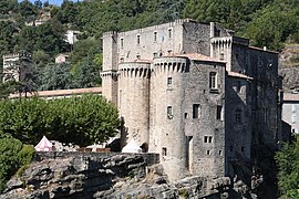 Castle of Largentière.