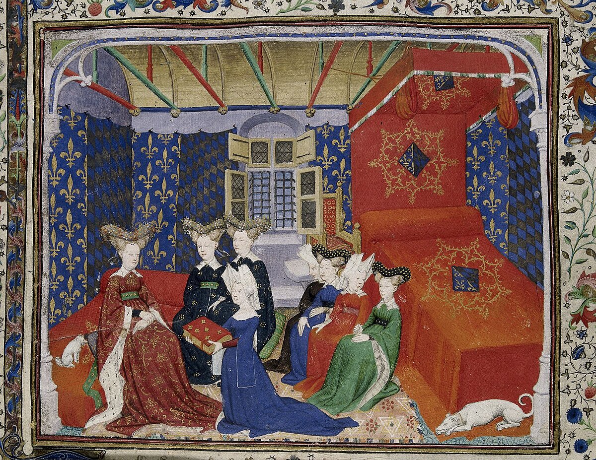 File:Christine de Pisan and Queen Isabeau (2).jpg - Wikimedia Commons