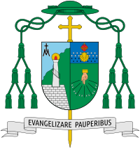 Coat of arms of Jesus Armamento Dosado as Bishop of Ozamis.svg