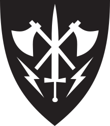 Insignia of HV-016 Coat of arms of the Norwegian Home Guard Special Division 016.svg