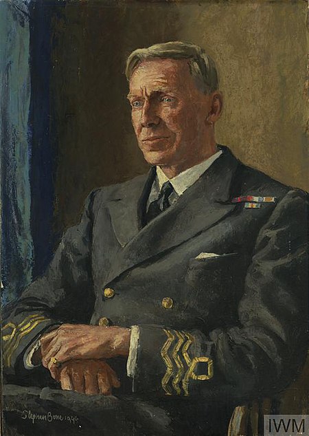 Commander E G Martin, OBE, RNVR Art.IWMARTLD4077.jpg