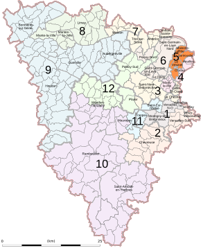 Carte de la circonscription