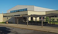Como Park Senior High School opened its doors for classes in 1979 and remained the youngest high school in the district until Arlington Senior High opened in 1997. Como Park Senior High School.jpg