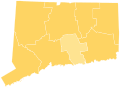 1840 United States Presidential Election in Connecticut by County