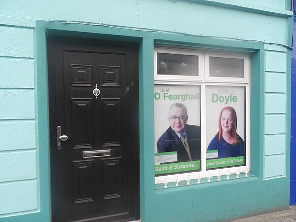 Ó Fearghaíl's constituency office, Kildare