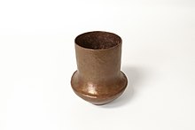 A copper vase formed using the process of raising Copper Vase.jpg