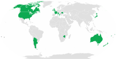 Countries at the 1991 RWC.svg