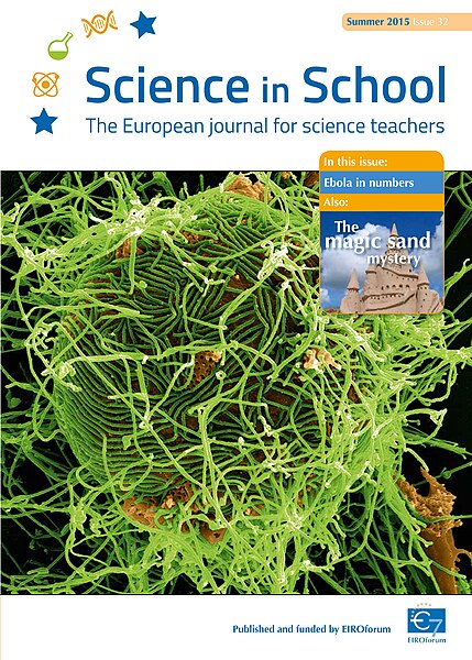 Cover of Science in School magazine