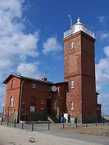 Lighthouse at Darłowo harbour