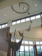 David Ascalon, Wings to the Heavens, 2008. Cablu de aluminiu și oțel inoxidabil, Temple Israel, Memphis, Tennessee