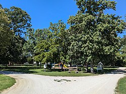 The entrance to Davis City Park