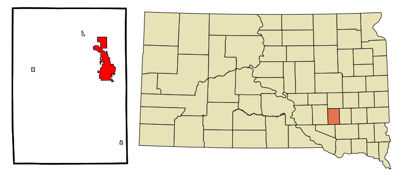 File:Davison County South Dakota Incorporated and Unincorporated areas Mitchell Highlighted.svg