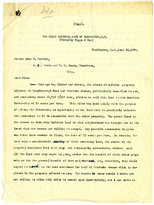 Charles Glover offer letter to sell portion of Wesley Heights land to American University Default (4).jpg