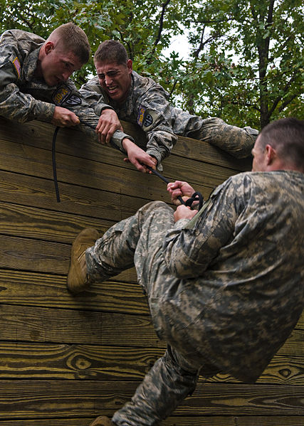 File:Defense.gov News Photo 100914-D-8594F-211 - U.S. soldiers competing in the Army Warfighter Challenge attempt to pull their comrade over a fifteen foot wall at the obstacle course on day two.jpg