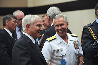 In 2009 with Bob Gates Defense.gov photo essay 090612-F-6655M-544.jpg