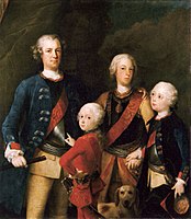 1737. Anonymous. The sons of King Friedrich Wilhelm I