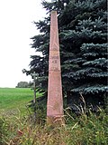 Saxon postal mile pillars (totality): Post mile pillar